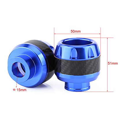 Motorcycle Frame Sliders,front axle sliders,aluminum frame sliders,electric scooter sliders,crash bobbins,motorcycle axle slider,clash 200 efi scooter rear frame sliders,front(Blue) - color: Blue