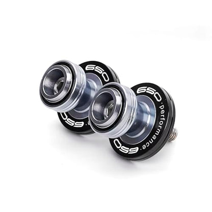 Motorcycle CNC M8 Rear Slider Stand Screw Swingarm Spools accessories, For Z900 Z900RS Z800 Z650 Z650RS 2023 2024 (Black-650) - color: Black-650