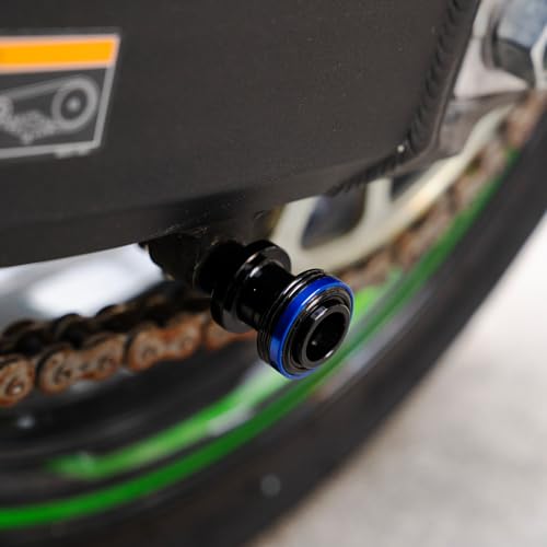 Compatible with 450MT 450NK 450SR 800MT 675SR-R 675SR 700CLX 650GT 800MT-X 650NK Motorcycle M10 Swingarm Spools Rear Stand Screws Sliders (Blue) - color: Blue