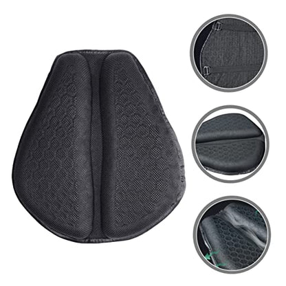 Luxshiny Motorcycle Seat Cushion Cover Gel Seat Pad for Motorbike Reusable Breathable