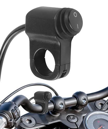 Motorcycle Handlebar Switch,Car Accessories Handlebar Switch,Waterproof Motorcycle Light Toggle Switchs,Powersports Handlebar Accessories,Suitable for Most Motorcycles,ATVs,Bikes,and UTVs