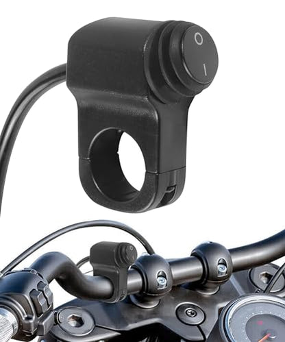 Motorcycle Handlebar Switch,Car Accessories Handlebar Switch,Waterproof Motorcycle Light Toggle Switchs,Powersports Handlebar Accessories,Suitable for Most Motorcycles,ATVs,Bikes,and UTVs