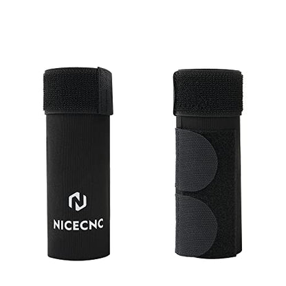 NICECNC 6" Fork Seal Protectors Universal Fork Cover Boots Compatible with 37-50mm Upside Down Forks Conventional Forks Compatible with V-Twin Sport Cruiser Adventure Touring Custom Dual Sport