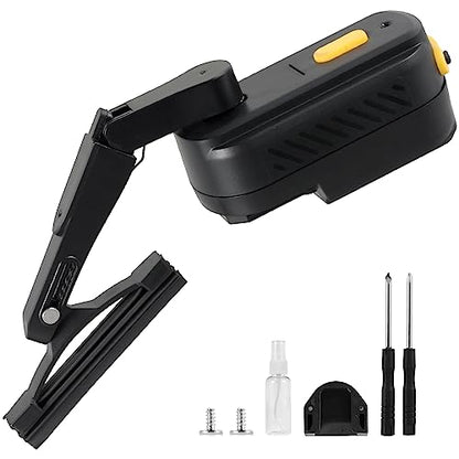 Motorcycle Helmet Wiper, 1200mAh Rechargeable Motorcycle Helmet Windshield Wiper, 2 Adjustable Speeds Retractable Universal, Universal Waterproof Helmett Windshield Wipers, Compatible with Most Visor