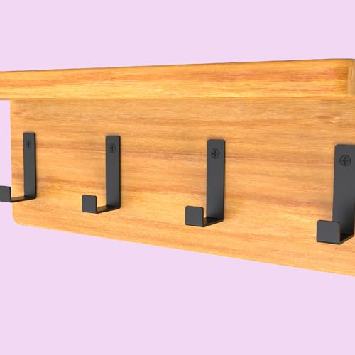 Hooks for Hanging Stainless Steel Heavy Duty Coat Hook Wall Hooks Robe Hanger Hooks Hanging Hat Key Holder for Towel and Bags Indoor Outdoor (Square, Large) - size: 2.5x1.3, style: Square