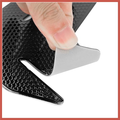 ACROPIX Motorcycle Gas Oil Fuel Tank Protector PVC Rubber Pad Emblem Badge Sticker Black Protector Decal Car Parts