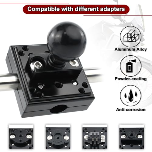 xitomer GPS Mount GPS Bracket Fit for Africa Twin CRF1000L 2016-2019 / CB500x 2019-2024, Fit for R1300 GS 2023-2024, Fit for R1200 GS/GSA 14-18, Compatible with Garmin/Tomtom Mount Navigator Mount