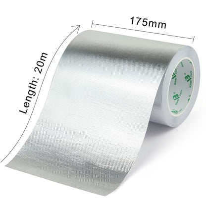 BOMEI PACK Adhesive Aluminum Foil Heat Shield Tape 1Pack 7inch x 66ft Barrier Fiberglass Thermal Insulation Reflective Material High Temp Protectionn - size: 7in*66ft