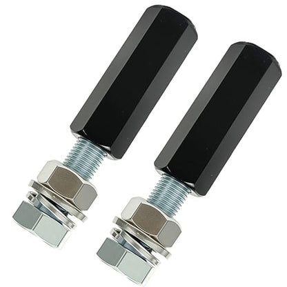 Universal Black 1/4'' Quick Release Flag Pole Holder-2 Pack ﻿ | Whip Dune Flag Mount, for Motocross, UTV, ATV, Motorcycle, Boat, Off Road, Aluminum and Steel Material - color: Black