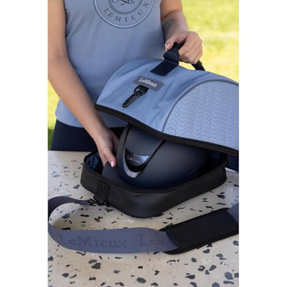 LeMieux Hat Box - Easy Clean - Keep Your Competition Helmet Looking Perfect - One Size - color: Powder Blue