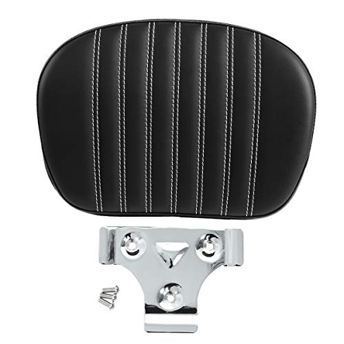Detachable Sissy Bar Backrest Pad Fits For Harley 1997-2023 Touring Road King Electra Glide Road Glide Street Glide 2018-2023 Softail Slim FLSL Low Rider FXLR - color: Style H