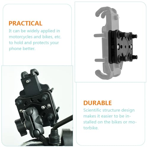 BESPORTBLE Motorcycle Phone Holder Shock Absorber Bike Phone Bracket Anti-Vibration Mount for Cycling