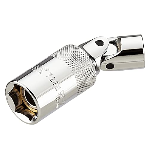CTA Tools 7290 18mm Magnetic Spark Plug Socket. w/Swivel - Used for 18mm Spark Plugs found on Motorcycles, Multi