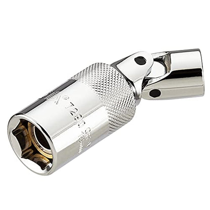 CTA Tools 7290 18mm Magnetic Spark Plug Socket. w/Swivel - Used for 18mm Spark Plugs found on Motorcycles, Multi