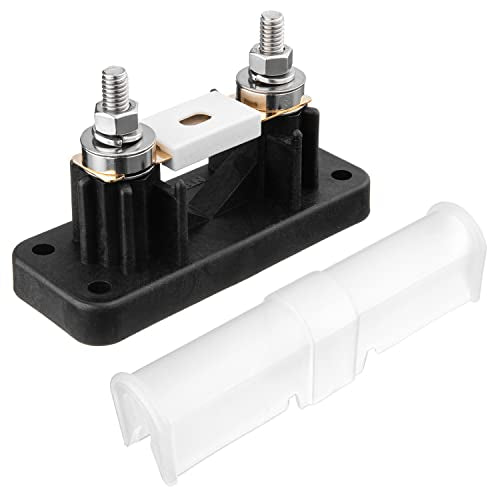 Spartan Power 400 Amp ANL Ceramic Fuse & Holder Kit Black - color: BLACK, size: 400A BLACK