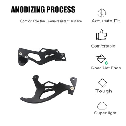 Motorcycle Parts CNC Aluminum Brake Disc Caliper Guard Cover Protector for YZ125 YZ250 YZ250F YZ450F YZ250X 2006-2021 YZ125X 2017-2021 YZ250FX 2015-2021 YZ450FX 2016-2021 Dirt Pit Bike - size: YZ125 2006-2021 Black