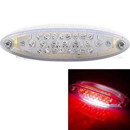 Motorcycle Taillight Universal Brake Stop Light ATV Tail Light - color: White