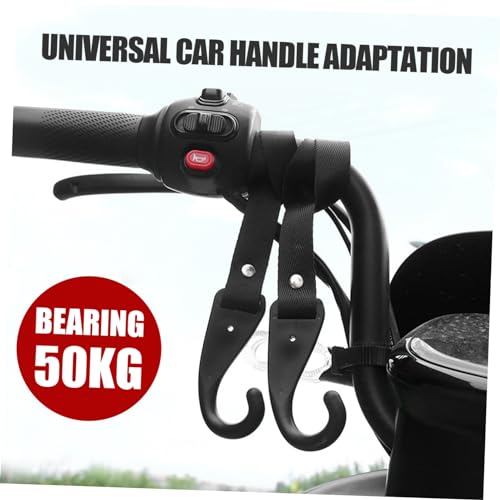 PRETYZOOM 2Pcs Motorcycle Holder Punch Installation Luggage Rope with Front Hook for Easy Access to Keys Gloves Glasses Handlebar Accessory for Motorcycle
