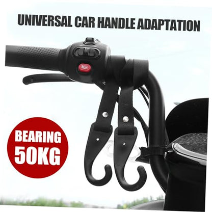 PRETYZOOM 2Pcs Motorcycle Holder Punch Installation Luggage Rope with Front Hook for Easy Access to Keys Gloves Glasses Handlebar Accessory for Motorcycle