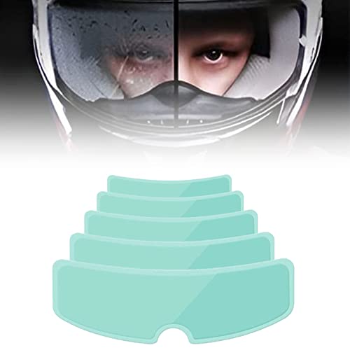 Photochromic Anti-Fog Helmet Film, Universal Helmet Shield Anti Fog Film, 5 PCS Anti-Fog Clear Visor Helmet Lens Sticker Shield Film