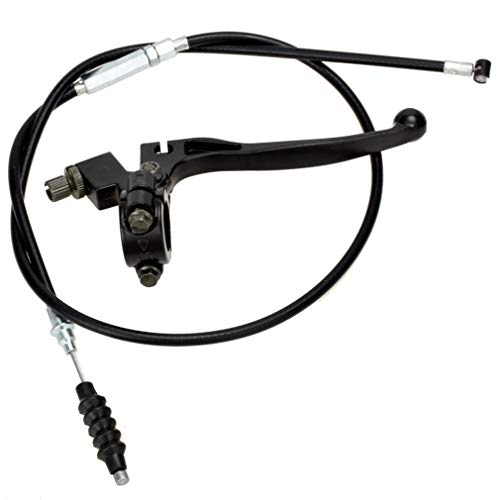 HIAORS 7/8'' Left Clutch Lever Handle Cable Compatible with SSR 50cc 70cc 90cc 110cc 125cc 150cc Baja TaoTao DB17 DB27 Apollo RFZ X-pro Coolster QG-213A XR80 CRF70 Pit Dirt Bike Motocycle Parts Black