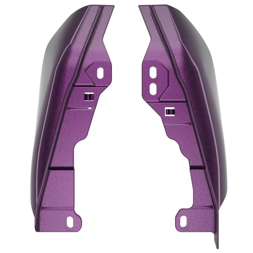 Advanblack 2025 Road Glide Mid Frame Air Deflectors Heat Shields Deflector for Harley Touring '09-'25 Harley RG, Street Glide, Road King (Poison Berry) - color: Poison Berry