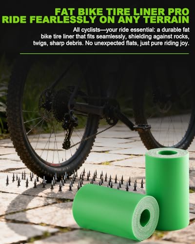 Julai Bike Tire Liner Pro, Inner Tube Bicycle Flat Protector Compatible with 20/24/26/27.5/29" - size: 26/29x3-4"