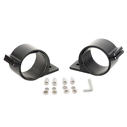 2.13 Inch Bull Bar Tube Mount Clamps JIUHUAN LED Light Bar Mounting Brackets Roof Roll Cage Holders for Offroad Trucks ATV SUV 2pcs - size: 2.13inch-L001