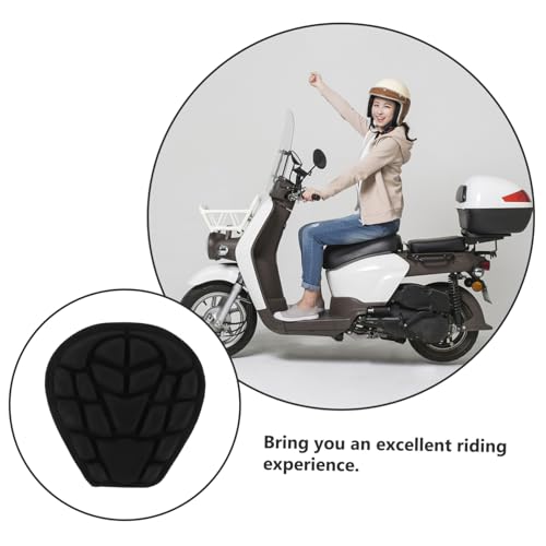Cabilock 3D Shock Absorption Motorcycle Seat Cushion Pad Cover Universal Electric Bike Seat Pad for Long Rides Breathable and Heat-Resistant Design Suitable for Seasons