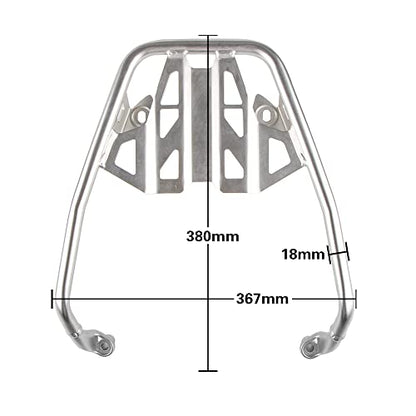 Motorcycle Rear Seat Luggage Rack Tail Top Case Bracket for BMW R1250GS R1200GS LC Adventure 2013-2023 (Silver) - color: Silver