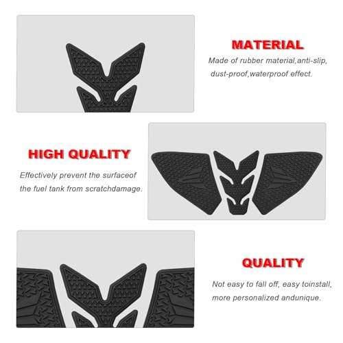 for Yamaha MT-09 MT09 from 2021-2022 2023 Tank Pad Tank Protector Gas Tank Side Protectors Motorcycle Sticker Decal Knee Grip Traction Pads