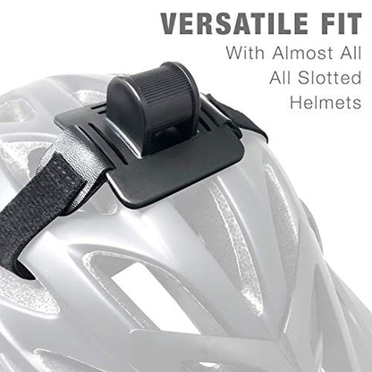 Night Provision Bike Light Helmet Mount for Cree Powered LED Bicycle Lights. Gemini, Magicshine, Stupidbright SB1, SB1600, SB2600, SB3000, Night Provision BX-300