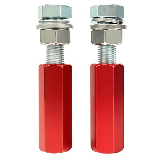 Universal Red 1/4'' Quick Release Flag Pole Holder-2 Pack | Whip Dune Flag Mount, for Motocross, UTV, ATV, Motorcycle, Boat, Off Road, Aluminum and Steel Material - color: Red