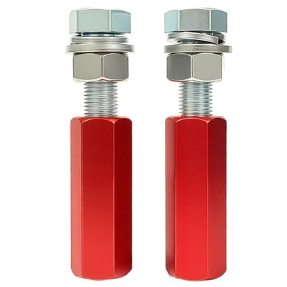 Universal Red 1/4'' Quick Release Flag Pole Holder-2 Pack | Whip Dune Flag Mount, for Motocross, UTV, ATV, Motorcycle, Boat, Off Road, Aluminum and Steel Material - color: Red
