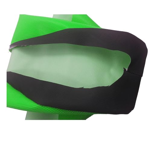 Motorcycle Seat Cover Rubber Striped Grip Gripper Soft Universal for CRF WR WRF RMZ YZF SXF EXC EXC XC SXCR KLX Dirt Pit Bike Pro Motocross Off Road (Green) - color: Green