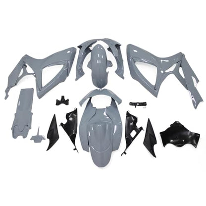 FLPRO ABS Plastic Full Fairing Kit Fit for Suzuki GSXR600 GSXR750 K6 2006 2007 06 07 GSX-R600 GSX-R750 Fairings Injection Mold Motorcycle Bodywork Cement Grey Body Kits - color: Cement Grey