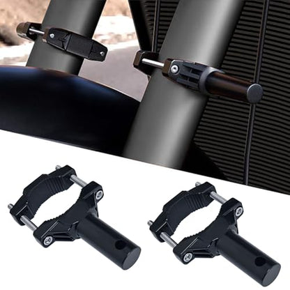Motorcycle Spotlight Mount Brackets, Motorbike Tube Clamp Turn Signal Mounting Clamp Fog Light Holder for 0.82"-2.1" ATV UTV Roll Bar (2 Pcs)