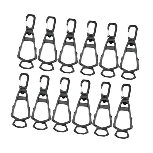Almencla 12 Pieces Outdoor Glove Clips Prevent Loss for Belt And Pants Clamp Grabber