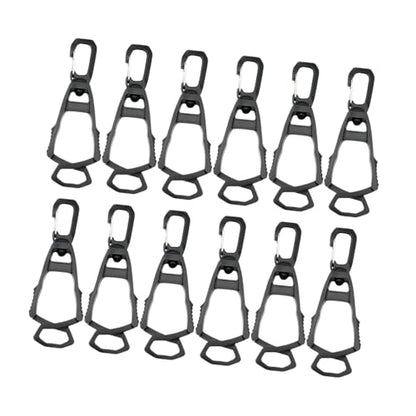 Almencla 12 Pieces Outdoor Glove Clips Prevent Loss for Belt And Pants Clamp Grabber