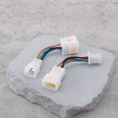 2Pcs 6Pin 5-Wire Motor Hall Adapter Cable Suitable for Most Electric Motorcycles