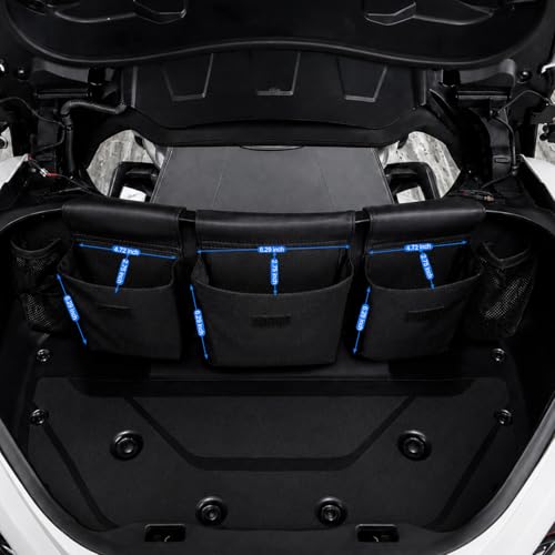 PANICAL Motorcycle for Honda GoldWing GL1800 Tour DCT 2021-2024 2025 2026 Rear Top Trunk Organizer Bag Gloves Tools & Accessories Nylon Fit Inside Top Case (Black)