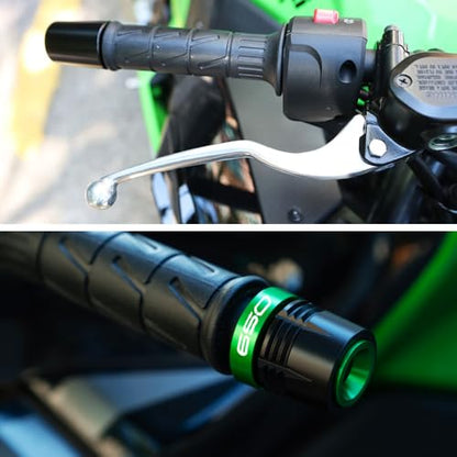Motorcycle Handle Bar Ends Grips Plug Sliders Handlebar Grips Cap Compatible with Ninja 650 650R Ninja650 2017-2023 2024 2025 Z650 Accessories (Red) - color: Red