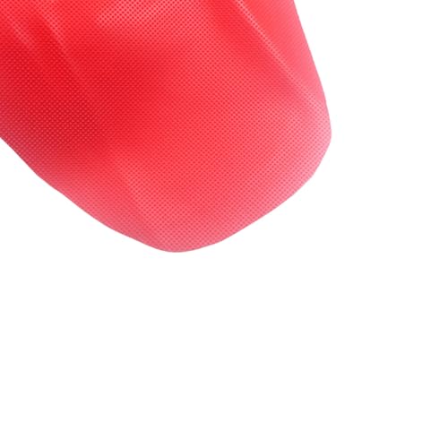 Motorcycle Universal Seat Cover non-slip thick 3D particles suitable Rubber Striped Grip Gripper Soft For CRF WR WRF RMZ YZF SXF EXC EXC XC SX CR KLX 250 Dirt Pit Bike Motocross (Orange) (Red) - color: New Red