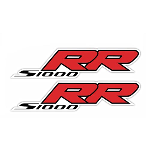 Awonderful Motorcycle S1000RR Fairing Decal Sticker for S1000RR 2009-2014 - Fairing Side Section Decal Sticker (Red) - color: Red