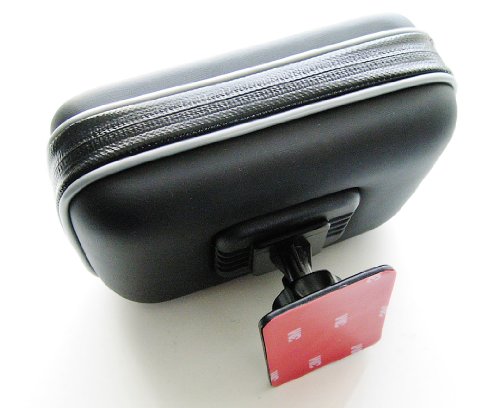 Universal Motorcycle Gas Tank Mount with Case for 5" Screen GPS Devices
