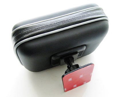 Universal Motorcycle Gas Tank Mount with Case for 5" Screen GPS Devices