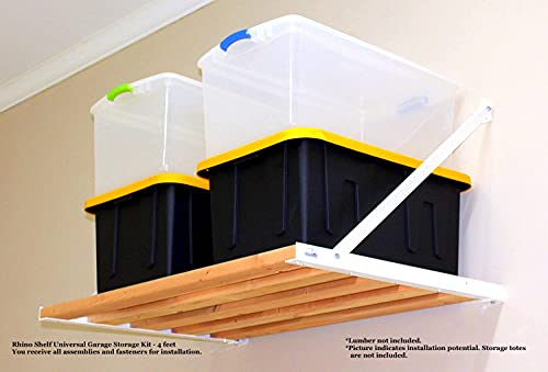 Rhino Shelf Universal Garage Storage Kit - 4 feet - size: 4-ft Length x 33.5-in Depth