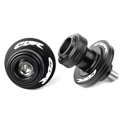 Compatible With CBR 600RR CBR 1000RR CBR1100XX CBR 125 150 250 400RR CBR450SR CBR900RR 954RR CNC Motorcycle Swingarm Spools Sliders Swing Arm Sliders (Black) - color: Black