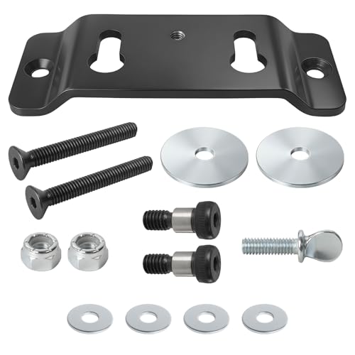 TK-3000 Trailer-Stop Adapter Kit, Compatible with Condor Pit-Stop/Trailer-Stop Wheel Chocks, Quick-Connect Floor Mount Bracket for PS-1500, CHCK-1500, 910-331, Heavy-Duty Steel Base