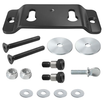 TK-3000 Trailer-Stop Adapter Kit, Compatible with Condor Pit-Stop/Trailer-Stop Wheel Chocks, Quick-Connect Floor Mount Bracket for PS-1500, CHCK-1500, 910-331, Heavy-Duty Steel Base